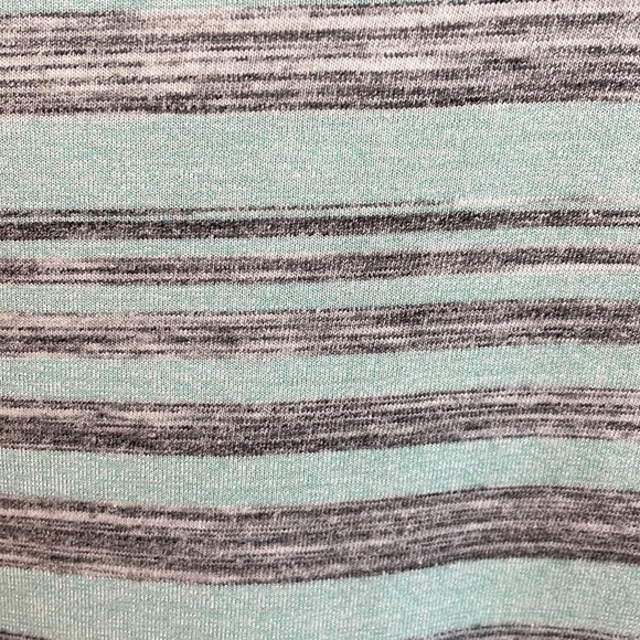 LuLaRoe Classic Tee | Scoop Hem | Grey & Mint Green - Size XL - Picture 5 of 8